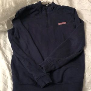 Vineyard vines navy quarter zip